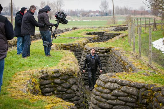 La RTBF prépare trois documentaires consacrés à la Grande Guerre, racontés par Bernard Yerlès.