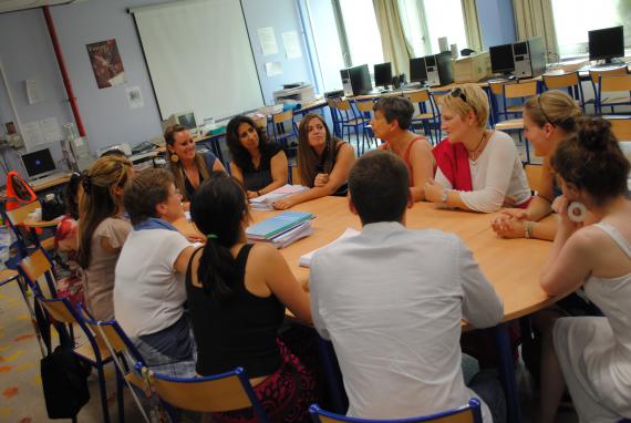 A l'Athénée Gatti de Gamond, on privilégie des groupes de paroles regroupant enseignants débutants et plus expérimentés.