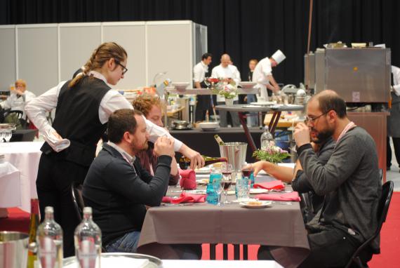 Gaëlle Bataille, en 6e Hôtellerie-restauration à l'Ipes, à Wavre, est dans le trio de tête