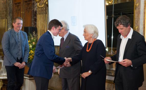 Julien Pirnay, le 9 octobre dernier, à la proclamation des Prix Terre d’Avenir 2018-2019.