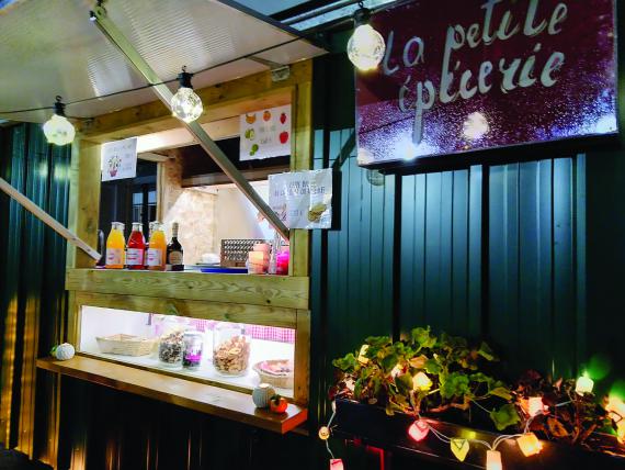 Une petite épicerie, cœur du projet environnemental d'une école depuis 2016.