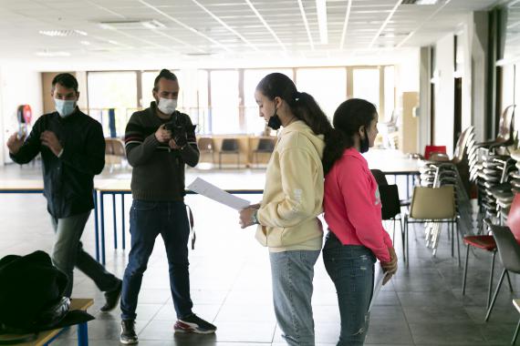 Après trois ateliers d’écriture créative, les élèves de première année du Collège Fra Angelico d’Evere ont mis leurs textes en voix.