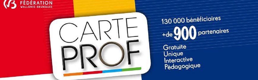 La nouvelle Carte PROF est valable jusqu'en 2023.