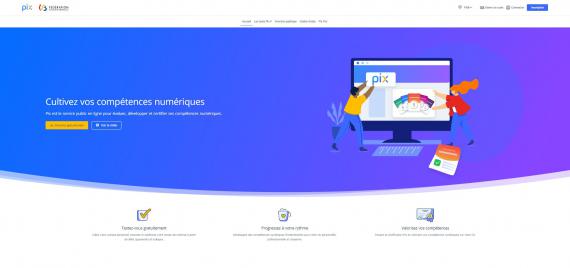 Pix, la plateforme qui permet à chaque citoyen d'évaluer, développer et certifier ses compétences numériques.