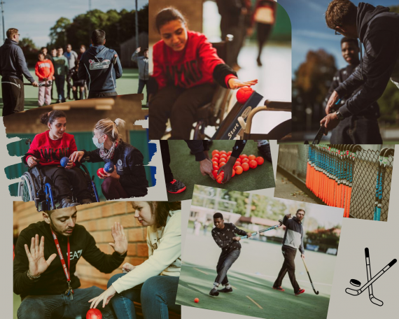 Journées de sensibilisation sportive organisées par la Ligue handisport à l'école Schaller à Audreghem.