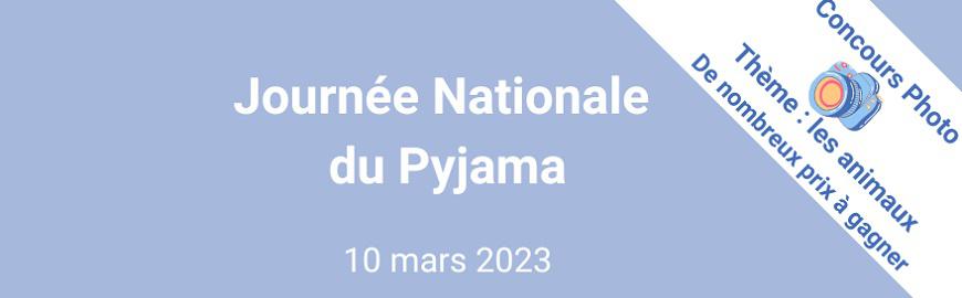 Logo de la journée pyjama 10 mars 2023