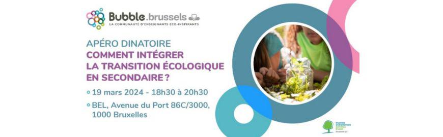 Conférence « Comment intégrer la transition écologique en secondaire ? » de Bruxelles environnement