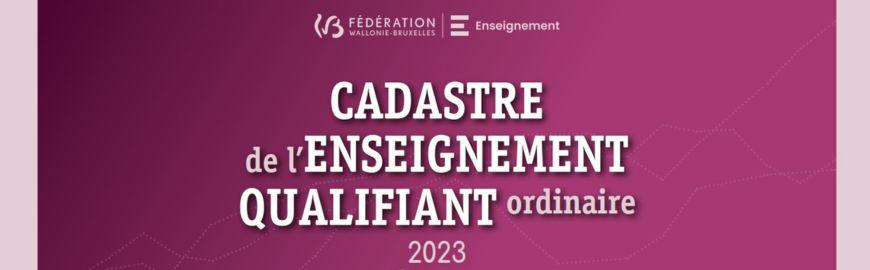 Cadastre enseignant qualifiant 2023