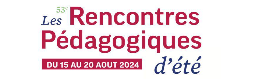 rencontres pédagogiques d'été 2024