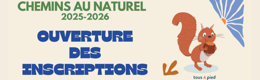 Chemin au naturel 2025-2026