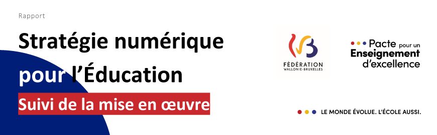 Stratégie numérique pour l'éducation - rapport de mise en oeuvre